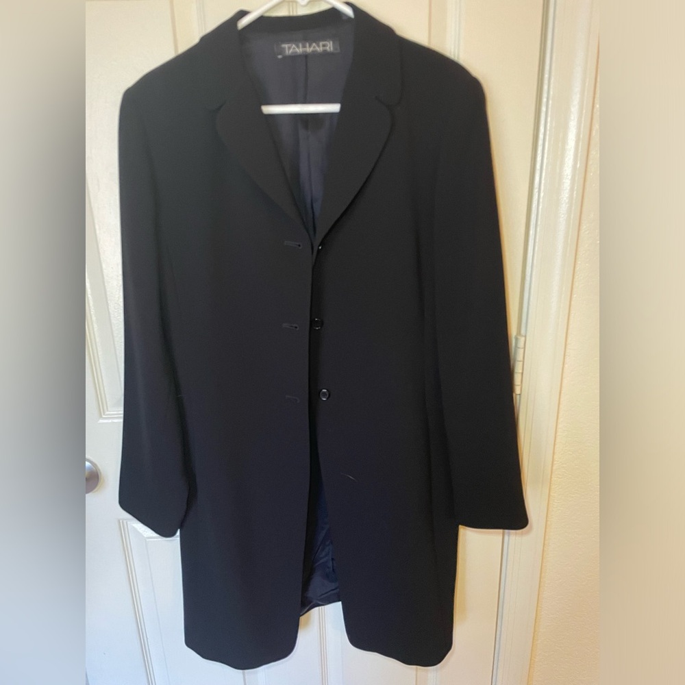 Tahari jacket/blazer Size 12 Color Black